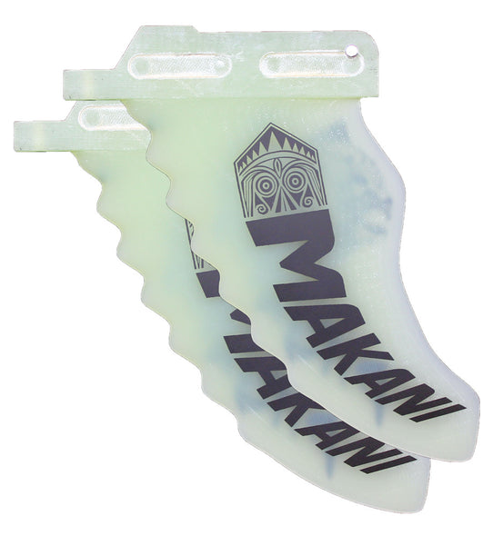 WINDSURFING FINS , Makani Fins, PIRANHA: Pure Wave (Single, Twin, Thruster, Quad) - 2